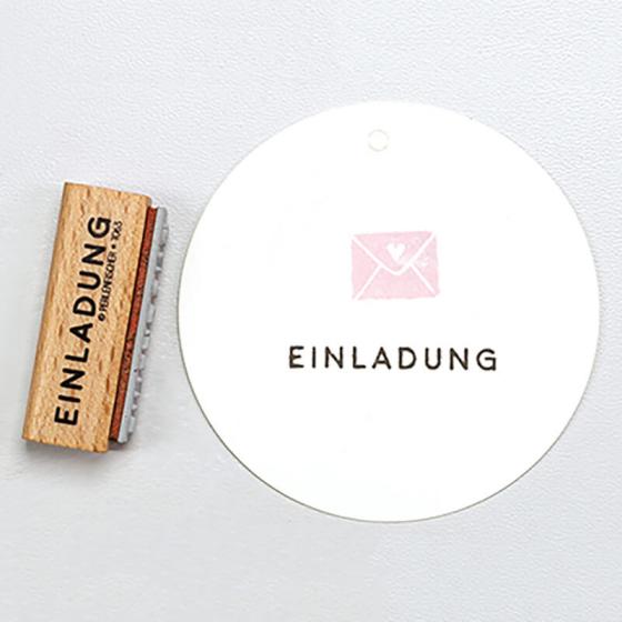Perlenfischer Stempel Einladung 2