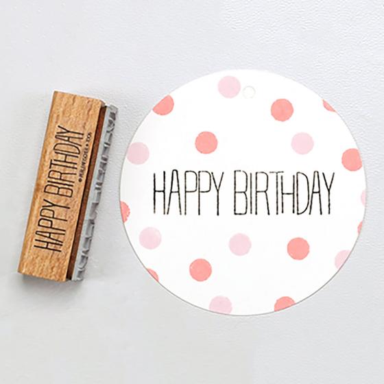 Perlenfischer Stempel "Happy Birthday", 2