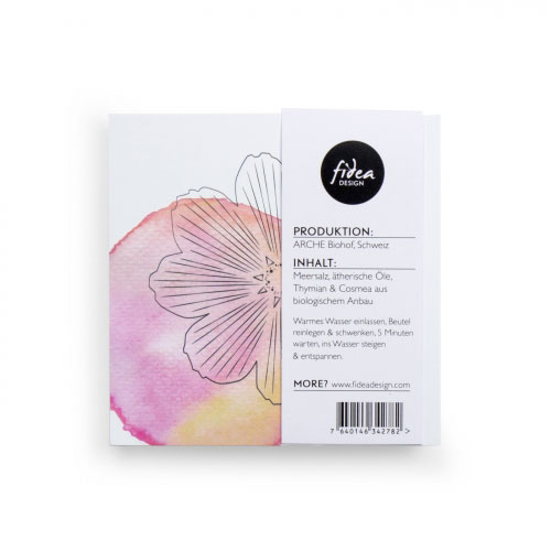 Fidea Design Blütenbadesalz "Thymian & Cosmea" – Bild 2