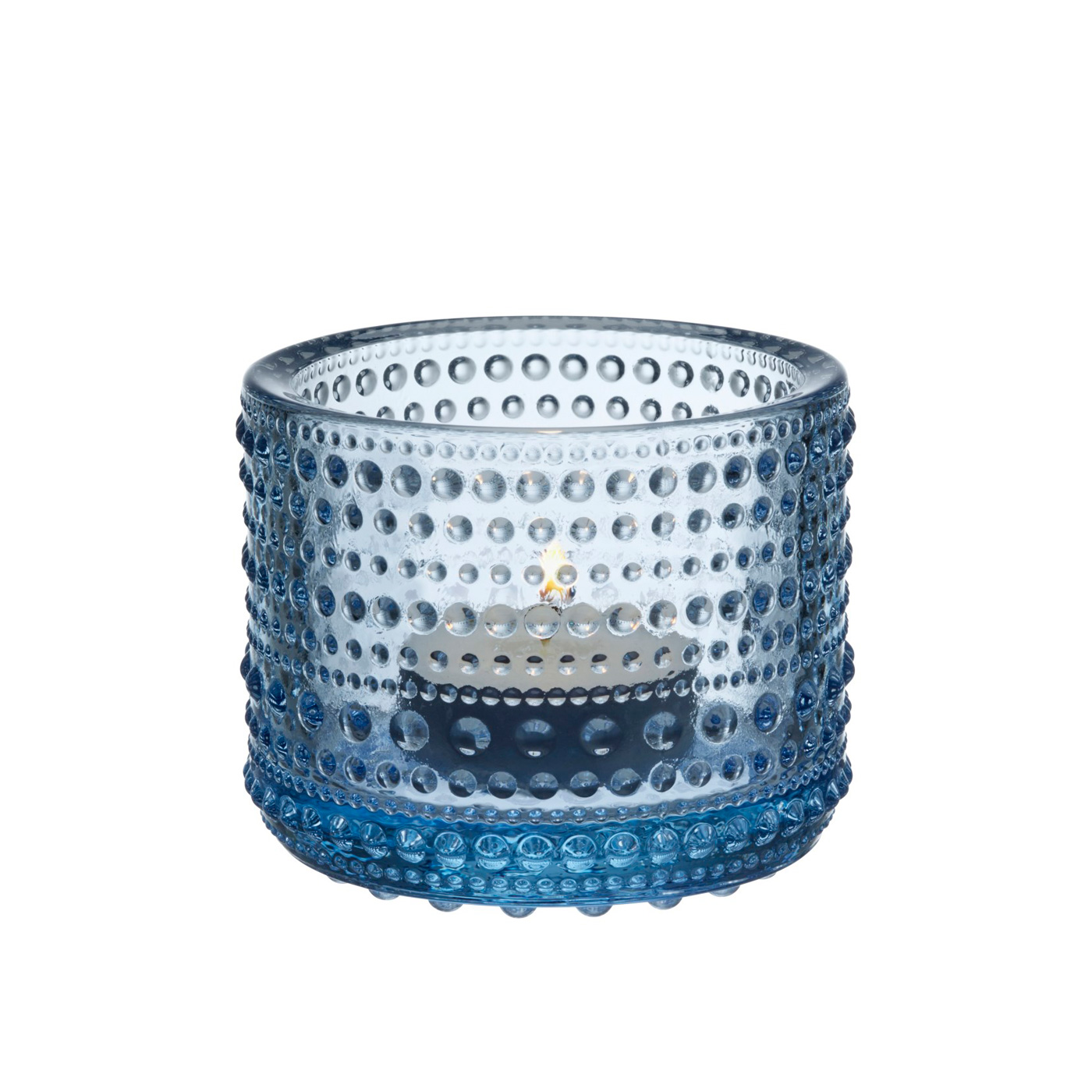 Iittala Windlicht Kastehelmi, aqua
