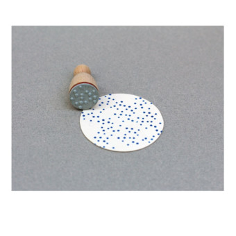 Perlenfischer Stempel "Wilde Punkte"