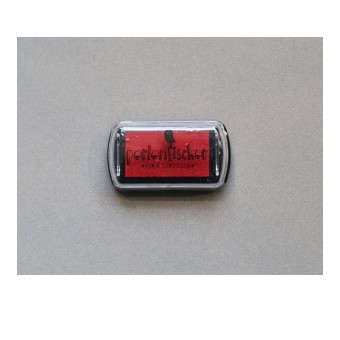 Perlenfischer Stempelkissen Rot mini