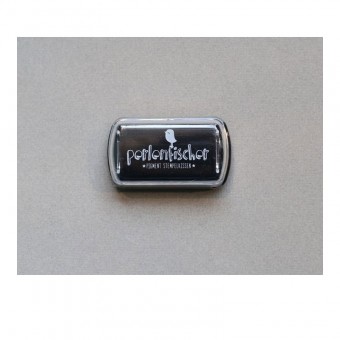 Perlenfischer Stempelkissen Schwarz mini