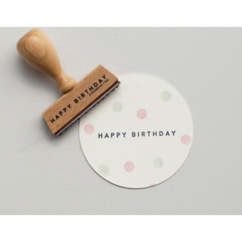 Perlenfischer Stempel Happy Birthday 5
