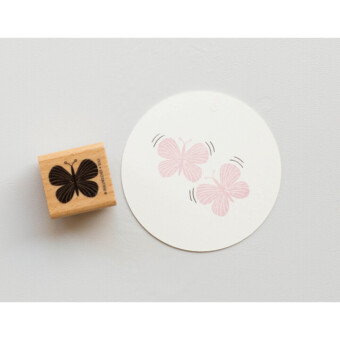 Perlenfischer Stempel Kleiner Schmetterling Rosa