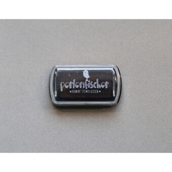 Perlenfischer Stempelkissen Braun mini