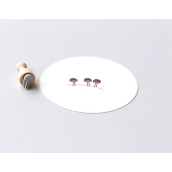 Perlenfischer Stempel Pilz mini