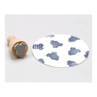Perlenfischer Stempel Strampler Streifen
