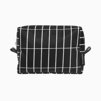 Marimekko Necessaire Vilja Pieni Tiiliskivi, schwarz-weiss, gross