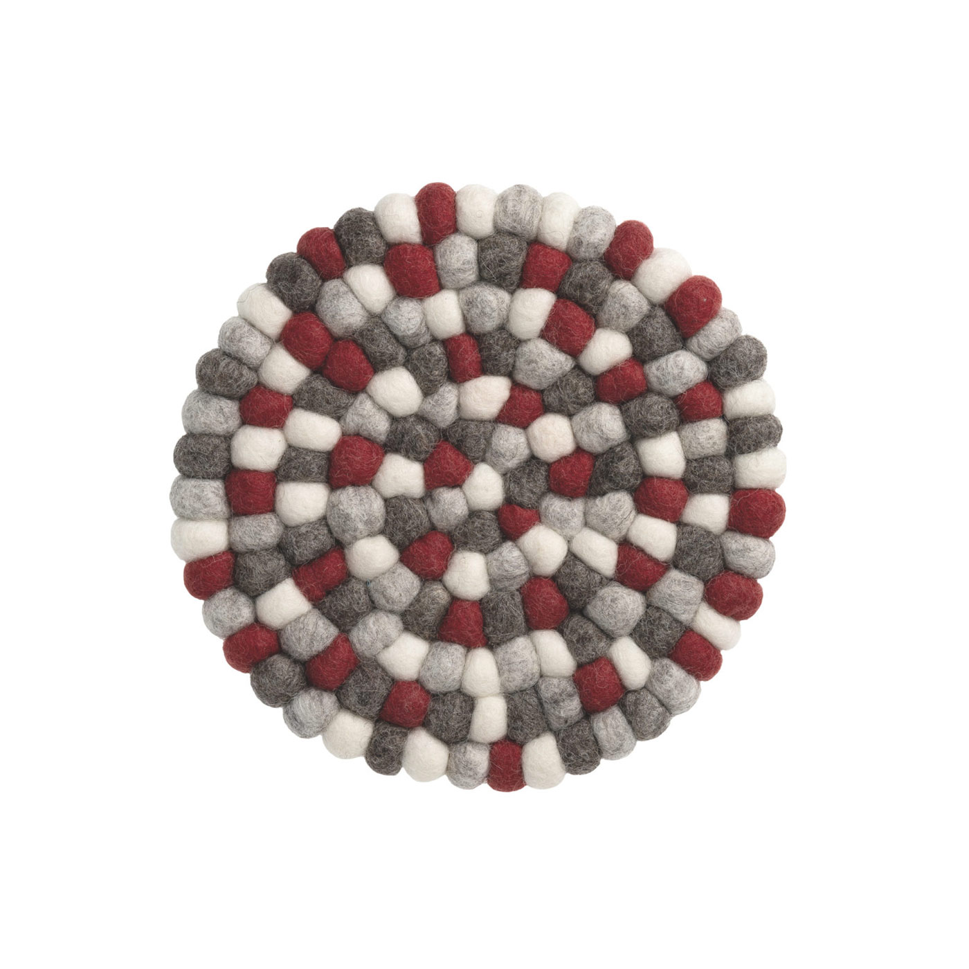 Topfuntersetzer Lommaryd, rot-grau-weiss – Bild 2