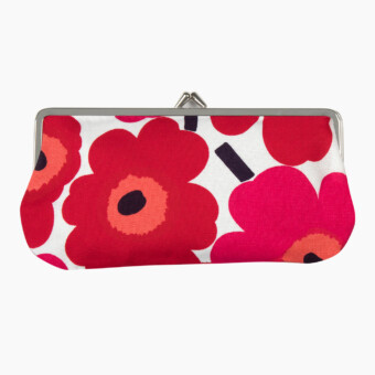 Marimekko Etui Silmälasi Kukkaro Mini Unikko, rot