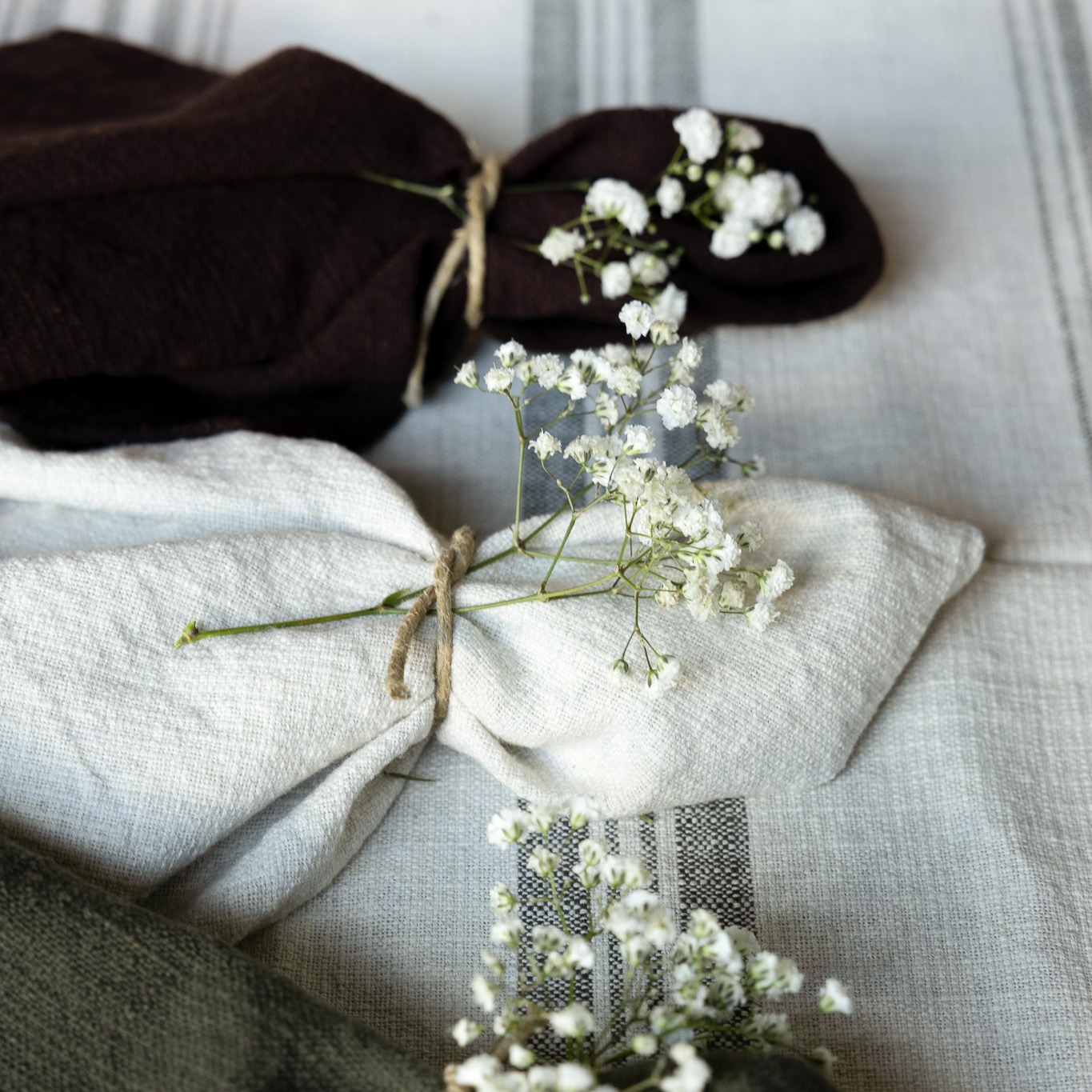 Storefactory Stoffserviette Karlevi, braun – Bild 2