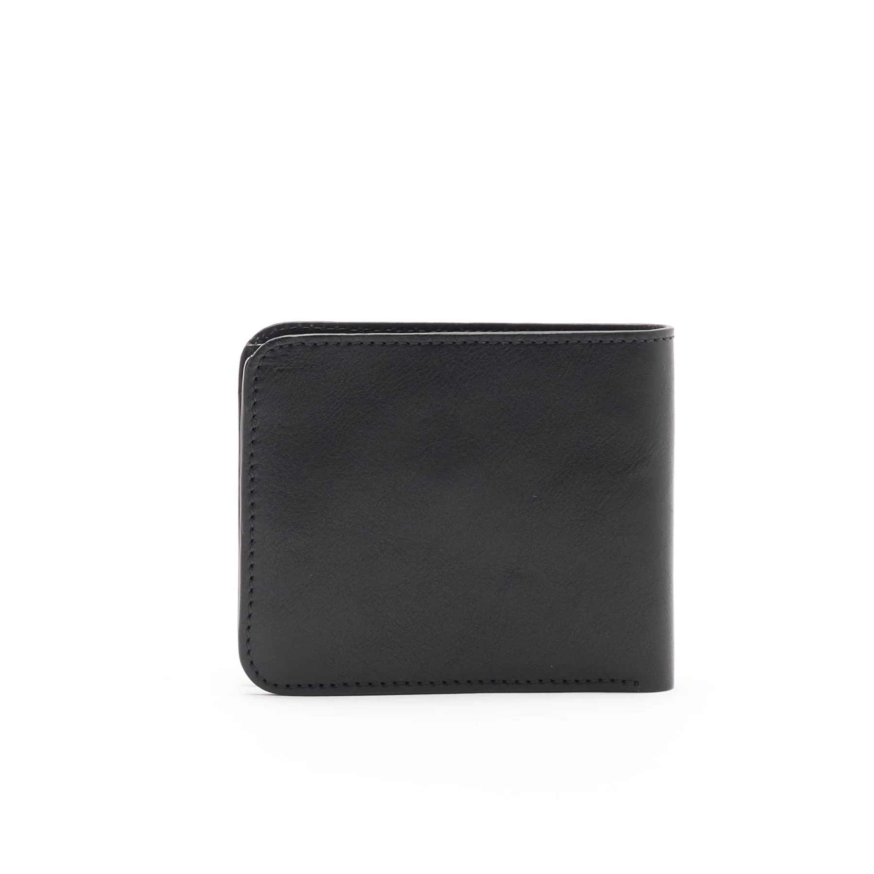 LOST&FOUND Faltportemonnaie mit Kleingeldfach, black, weiss-blauer Innenstoff – Bild 2