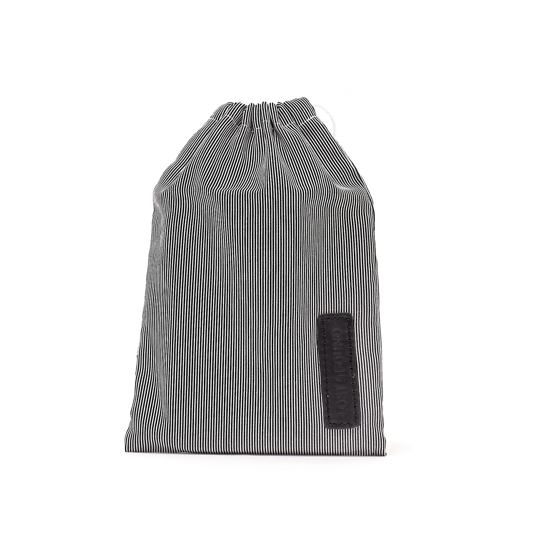 LOST&FOUND Faltportemonnaie mit Kleingeldfach, black, weiss-blauer Innenstoff – Bild 4