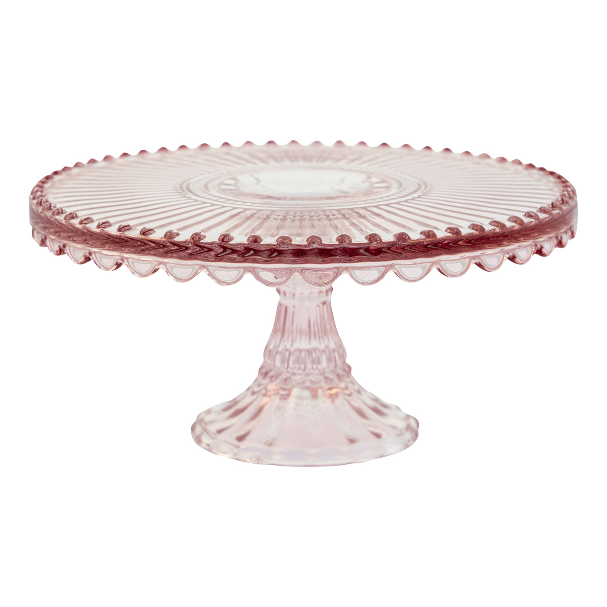 GreenGate Tortenplatte "Alice pale pink", medium