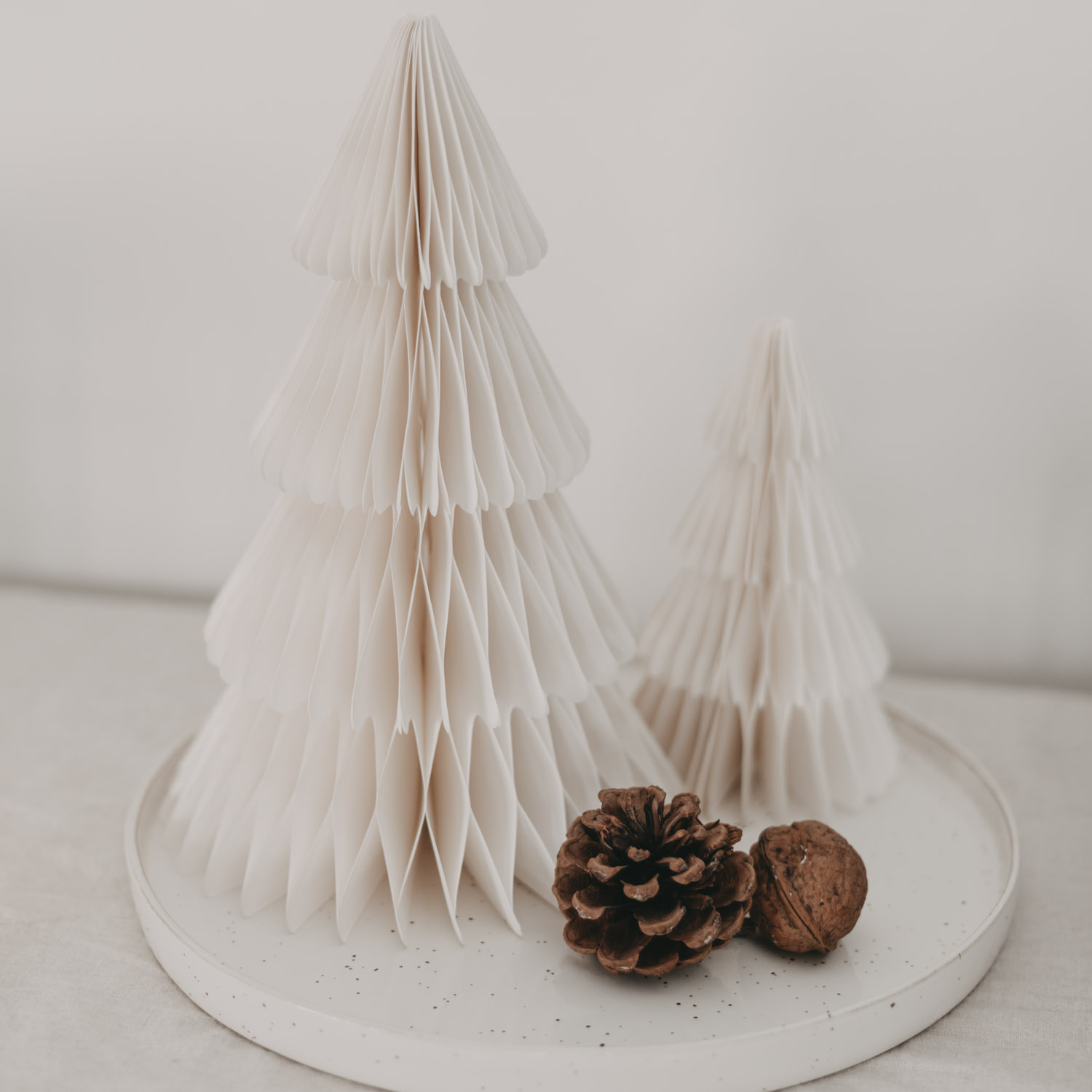 Eulenschnitt Papiertanne, weiss, 2er Set – Bild 7