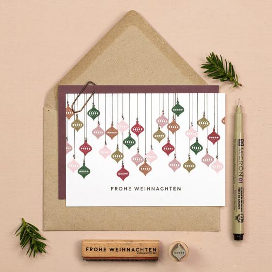 Perlenfischer Stempel Christbaumschmuck – Bild 2