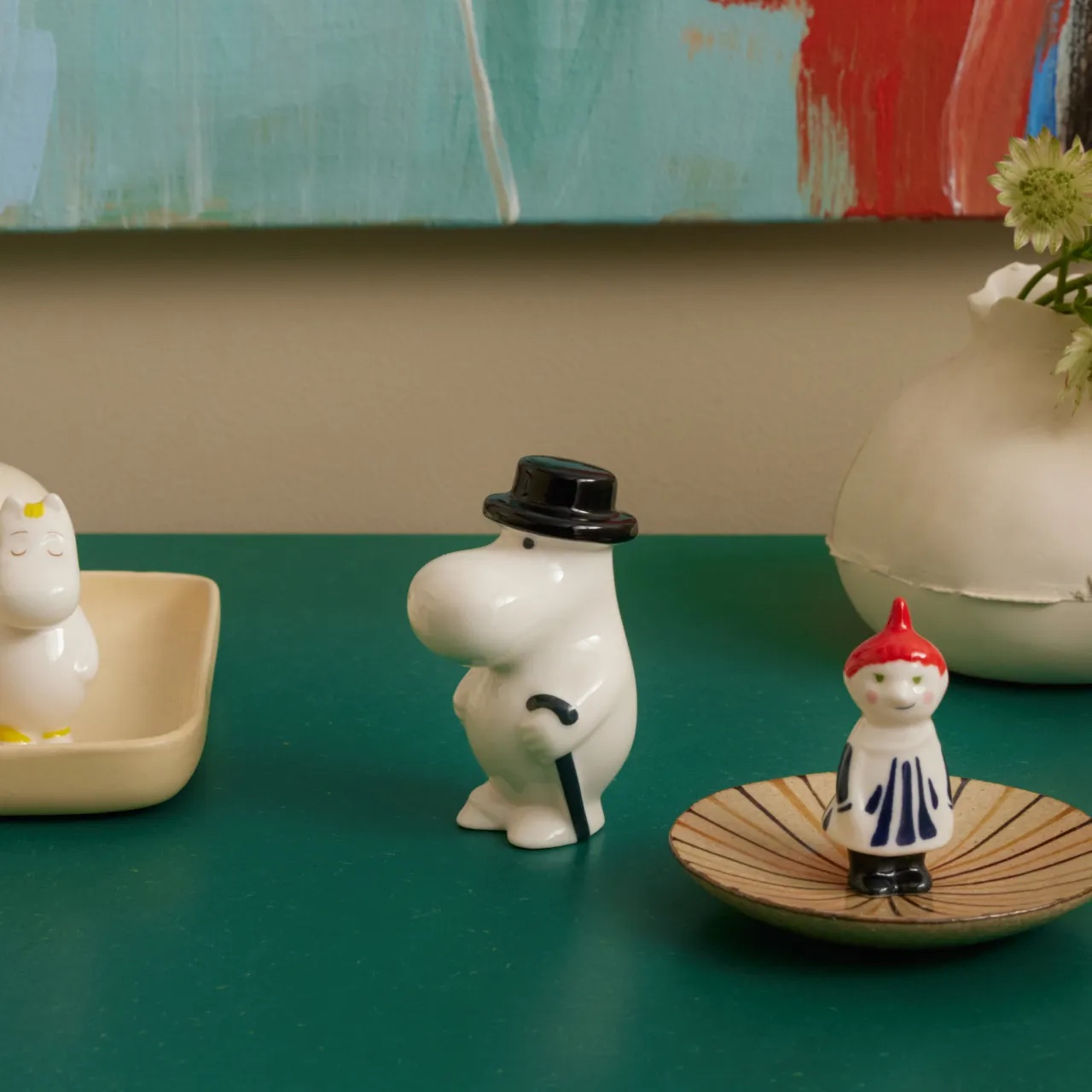 Arabia Keramikfigur Moomin "Moominpappa" – Bild 3