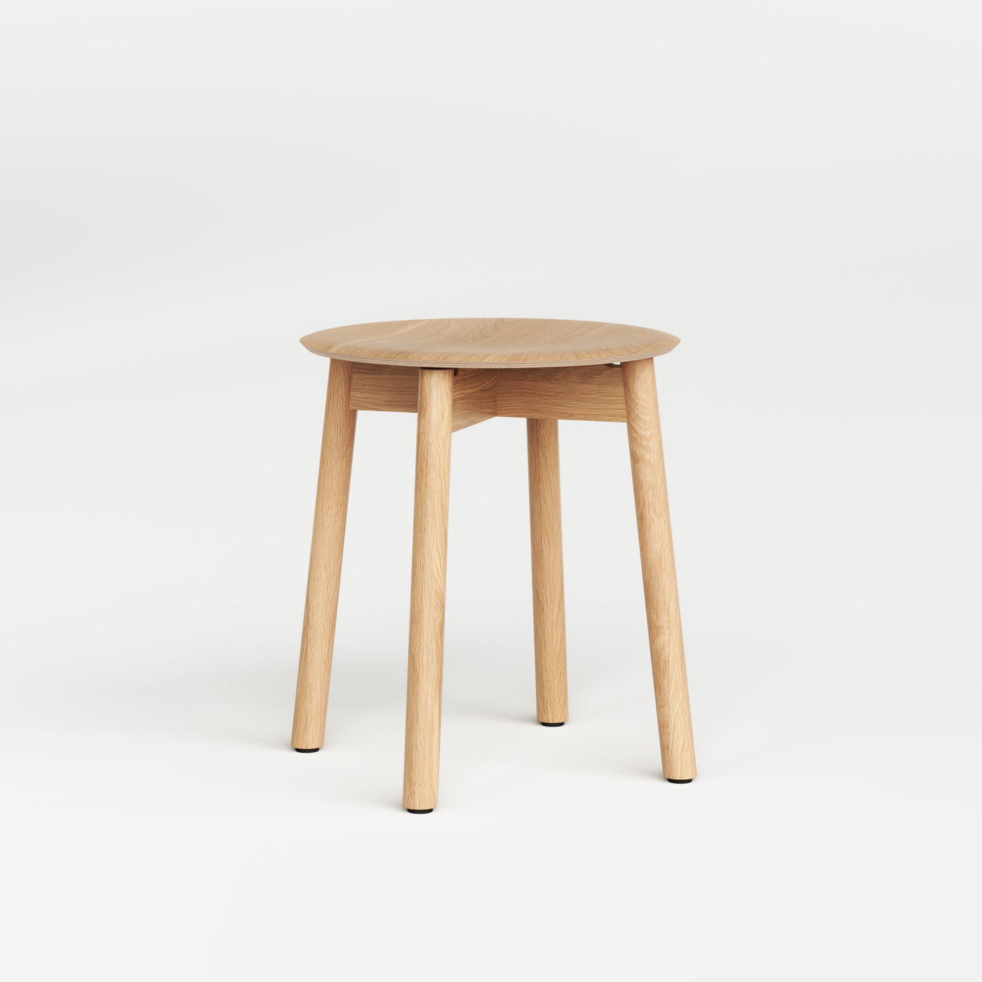 Tiptoe Hocker SSD full wood, Eiche furniert