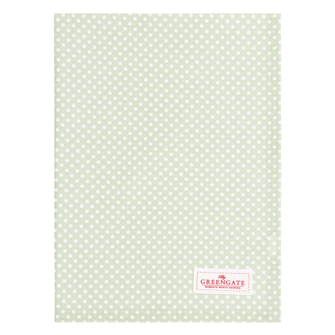 GreenGate Geschirrtuch Dotty pale green