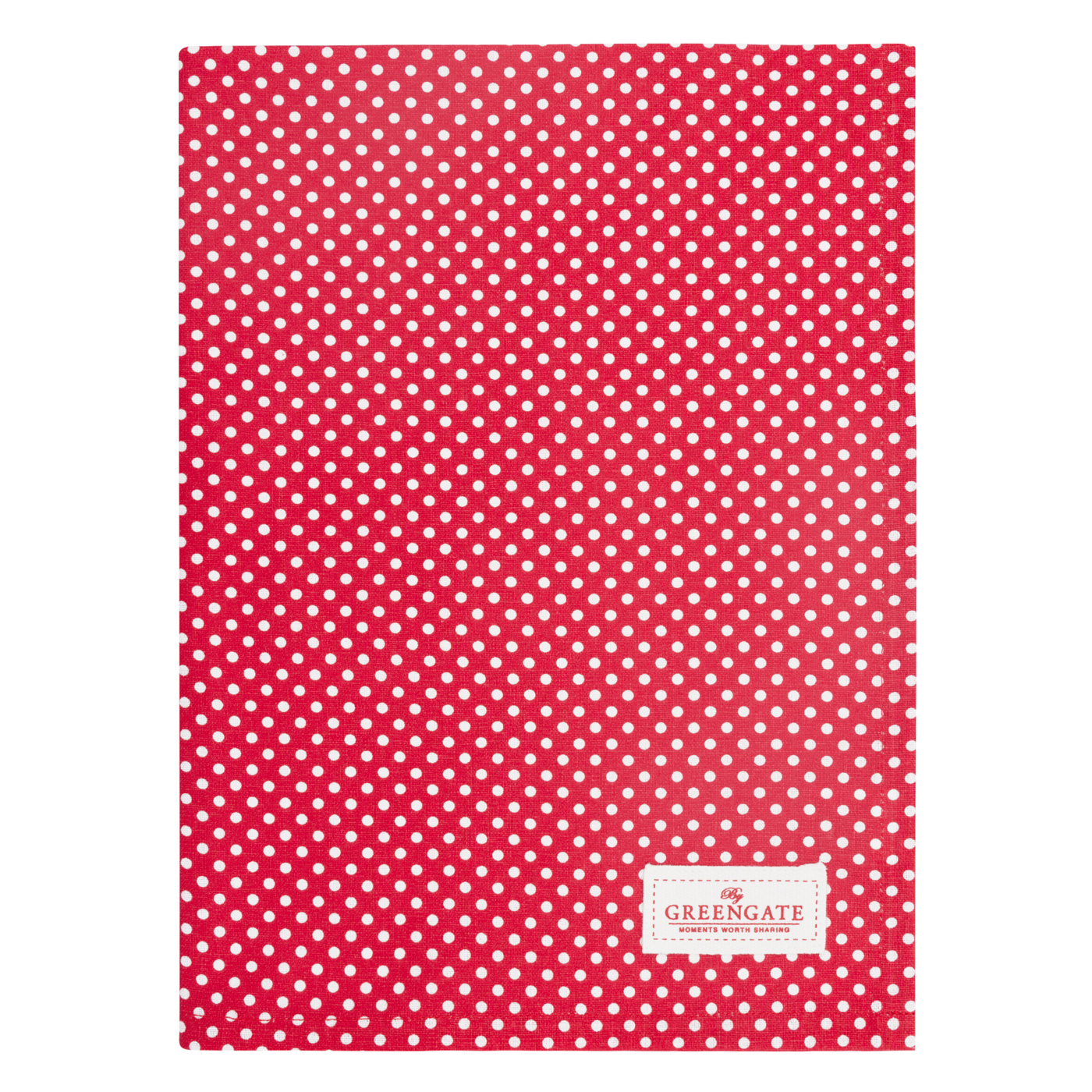 GreenGate Geschirrtuch Dotty red