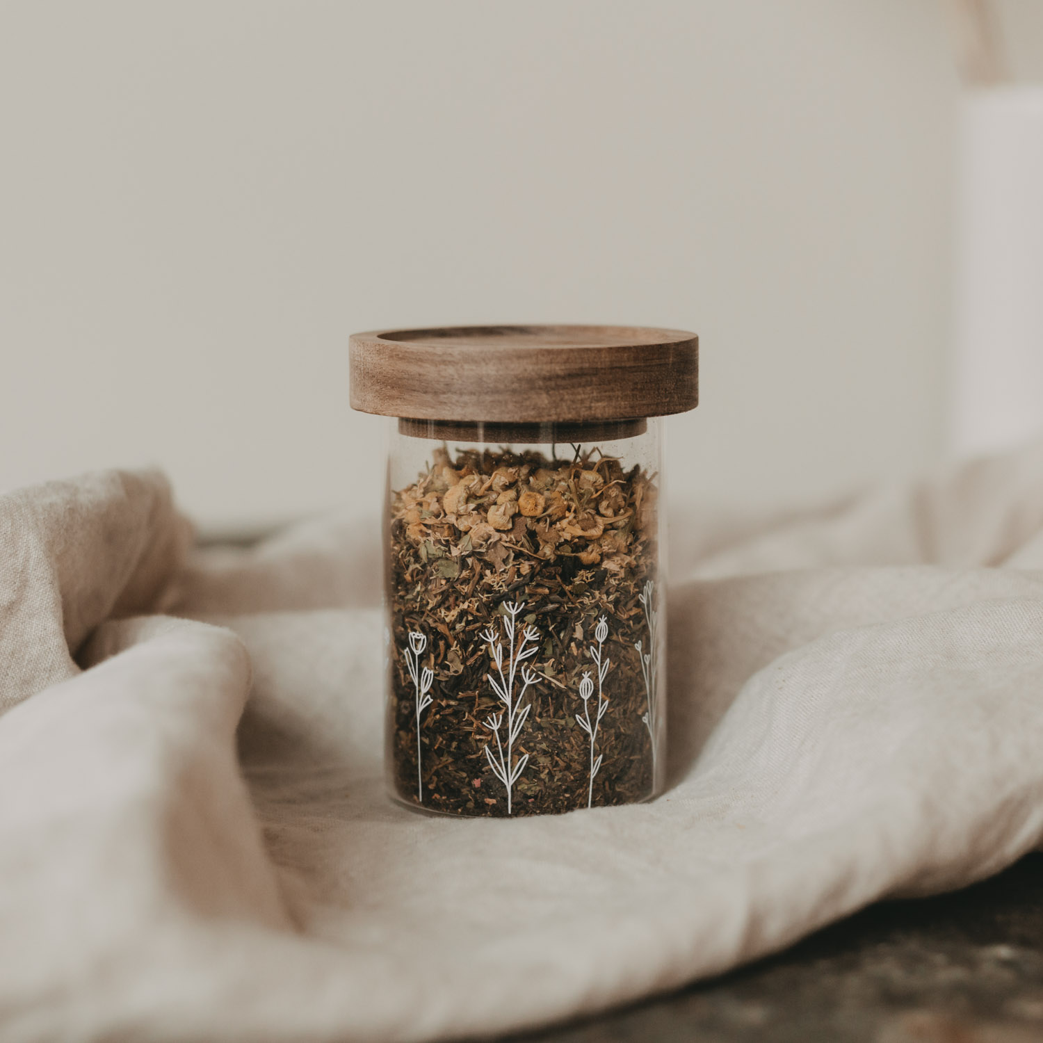 Eulenschnitt Vorratsglas Mini Blumenwiese