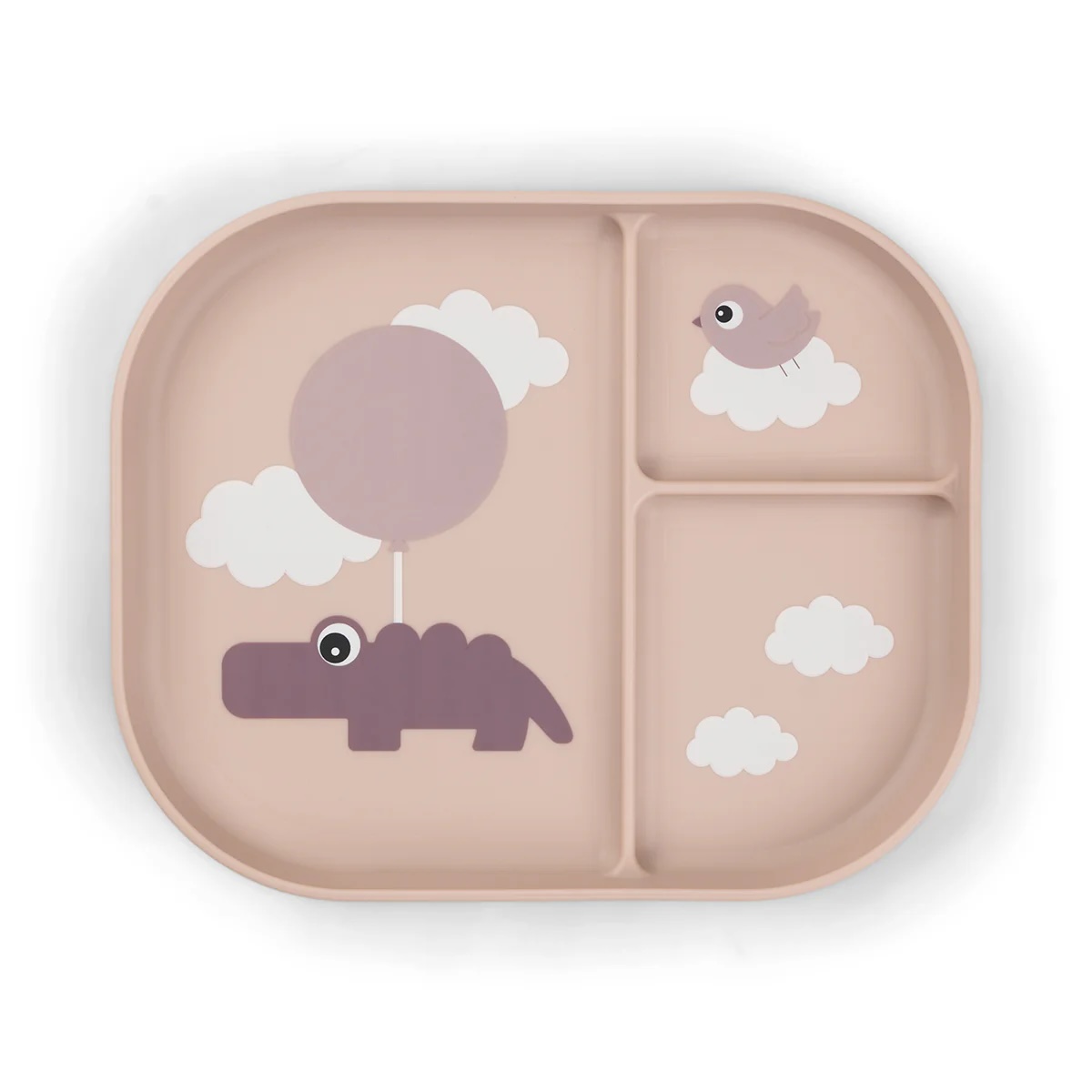 Done by Deer Foodie Menüteller, Happy Clouds, rosa