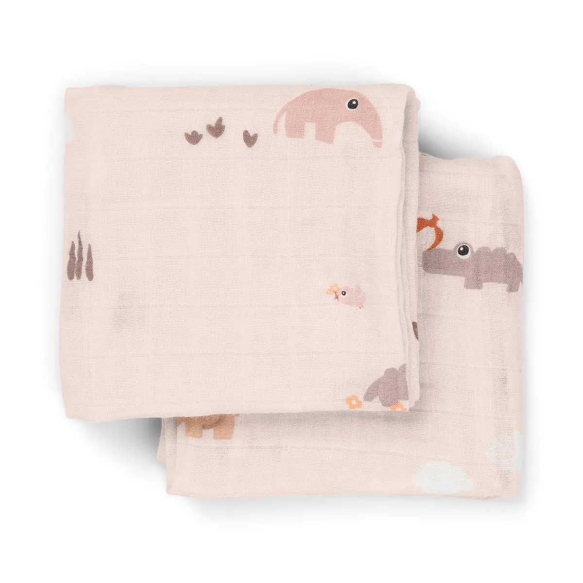 Done by Deer Windeltücher, 2 Stück, Playground, rosa – Bild 2