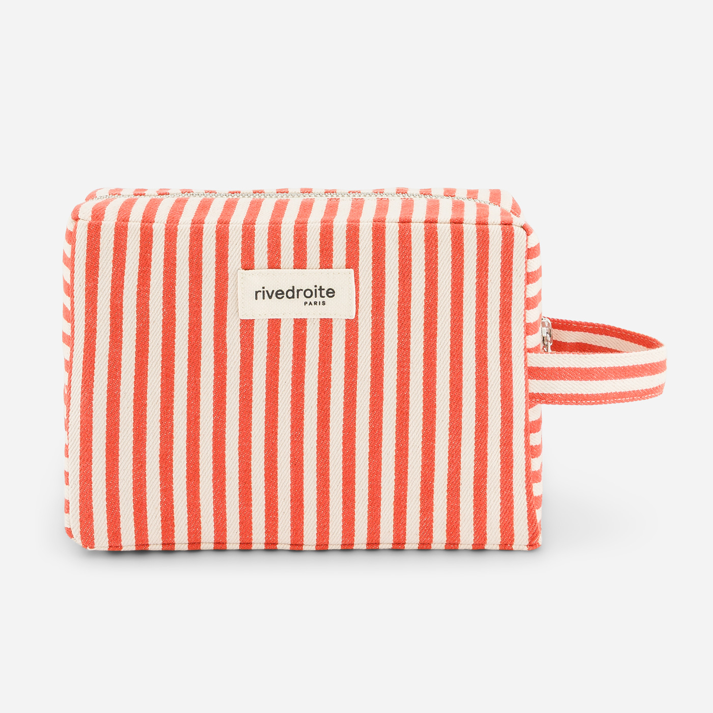 Rivedroite Paris Necessaire Tournelles XL, rot-weiss gestreift