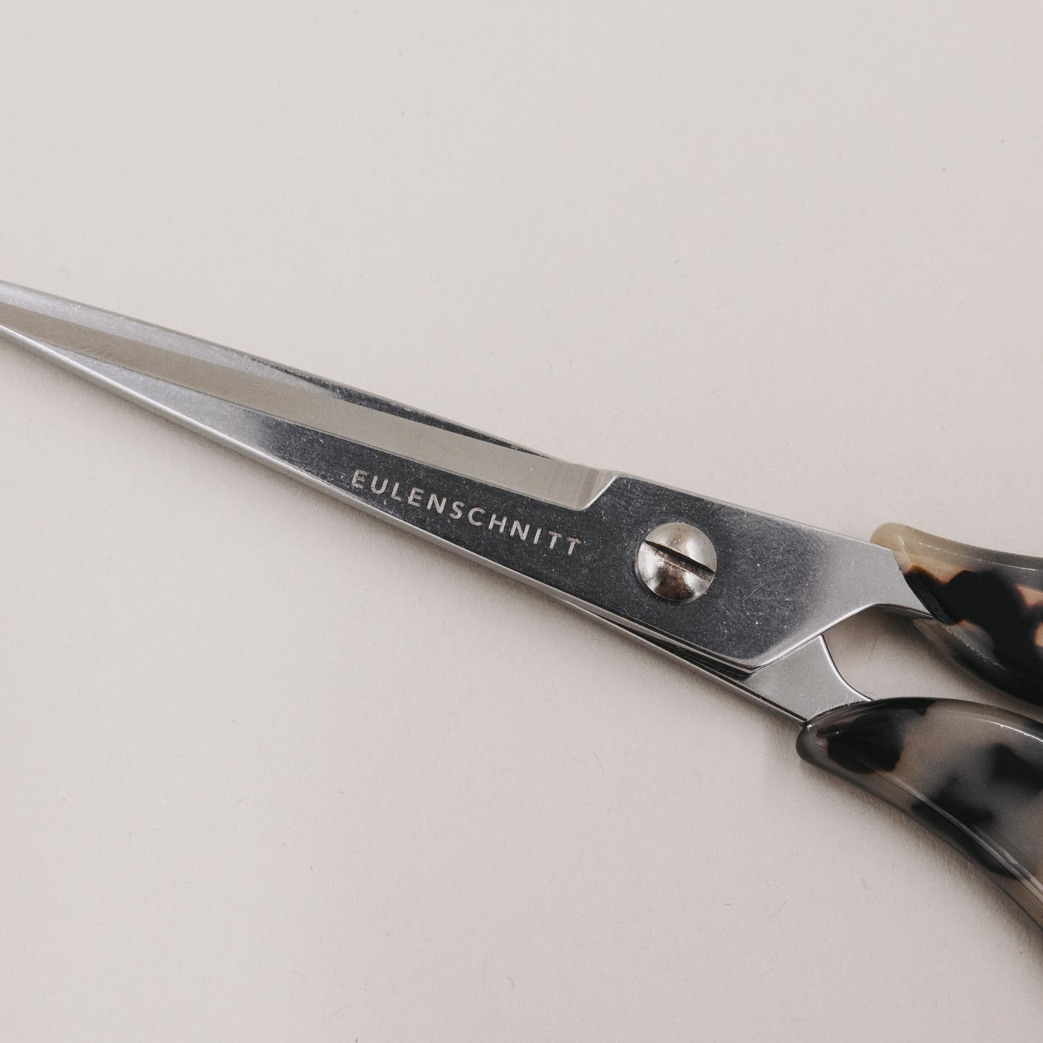 Eulenschnitt Schere silber Leo – Bild 5