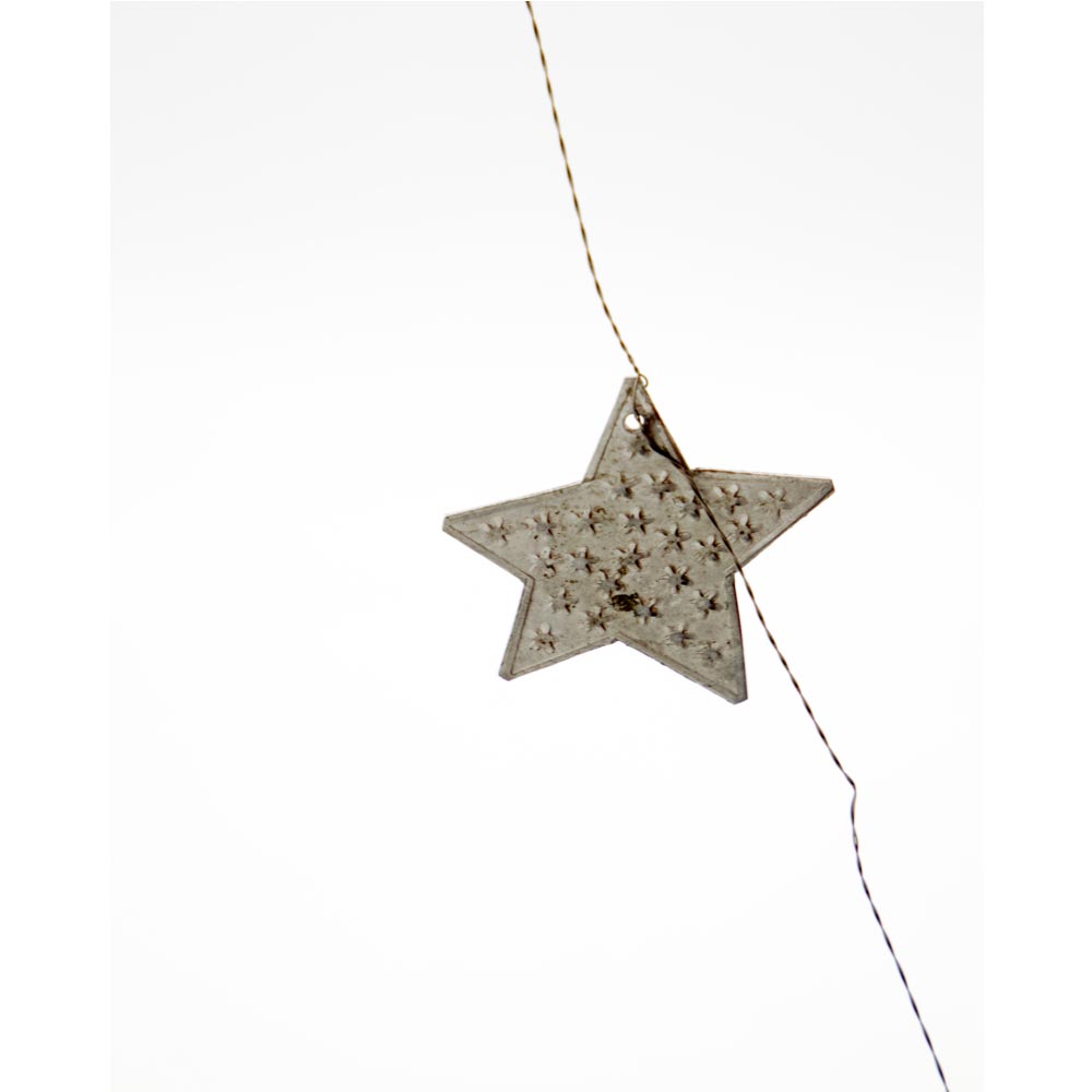 House Doctor Girlande Stars, Silver finish – Bild 3