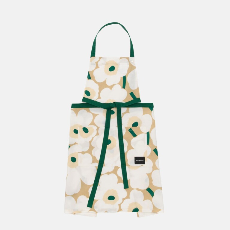 marimekko_schuerze_unikko_weiss-beige-dunkelgruen_fuchsundgretel
