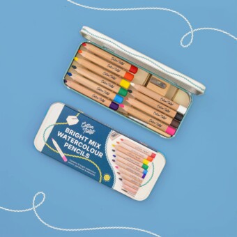 Cotton Twist Aquarellstifte Set, Bright-Mix
