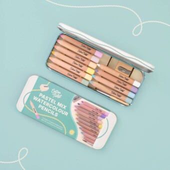 Cotton Twist Aquarellstifte Set, Pastell-Mix
