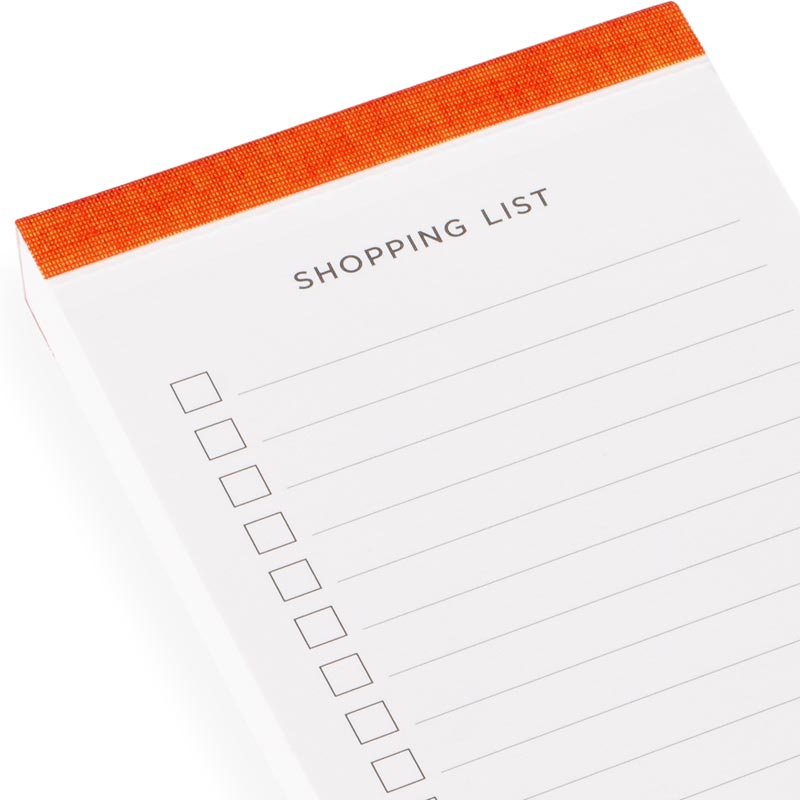 Bookbinders Design Einkaufs-Liste, Orange – Bild 2