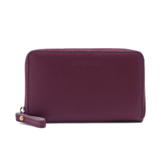 LOST&FOUND Reissverschluss Portemonnaie mittel, cherry