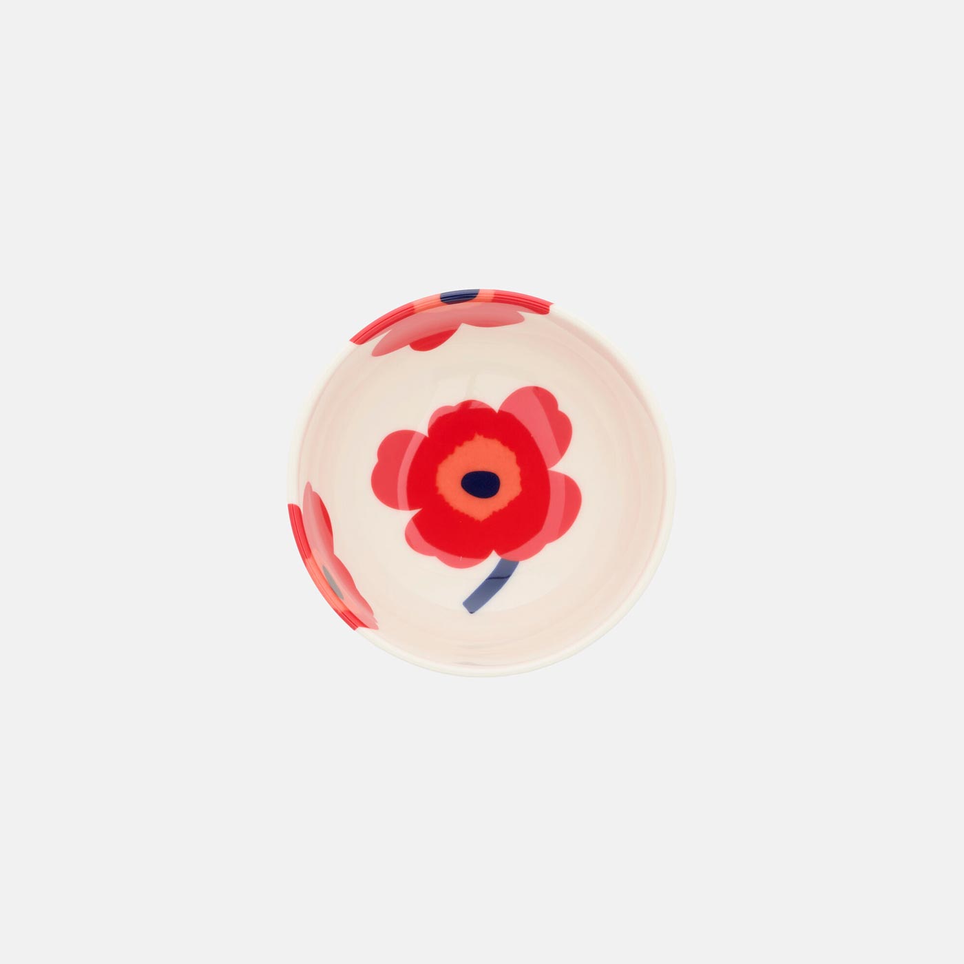 Marimekko Schale Unikko, rot-blau, 3 dl – Bild 2