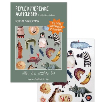 Halfbird Set Refklektierende Aufkleber Mini Edition