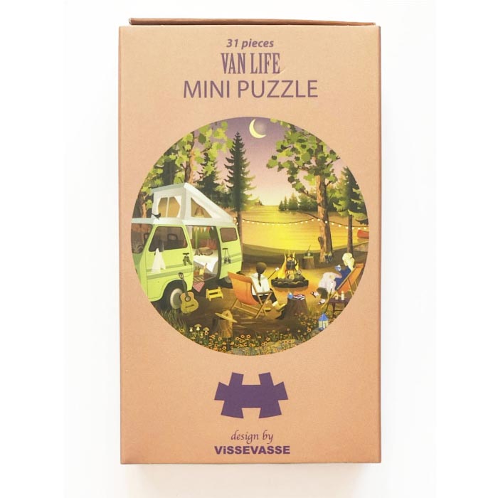 Vissevasse Mini Puzzle "Leben im Campingbus"