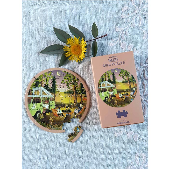 Vissevasse Mini Puzzle "Leben im Campingbus" – Bild 2
