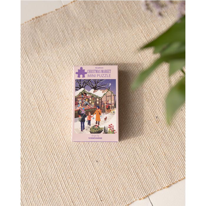 Vissevasse Mini Puzzle "Weihnachtsmarkt" – Bild 4