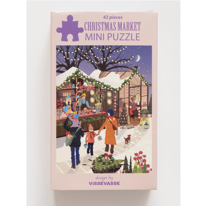 Vissevasse Mini Puzzle "Weihnachtsmarkt"
