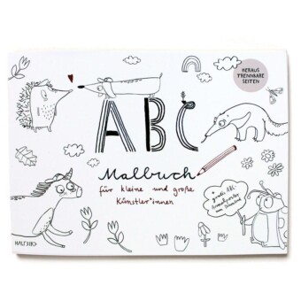 Halfbird ABC Malbuch