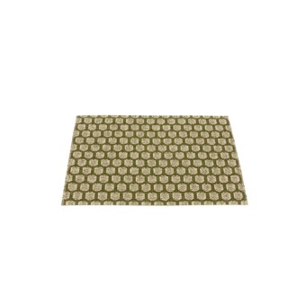 Pappelina Teppich Mimi, Dark Olive, Cream, 70 x 50 cm