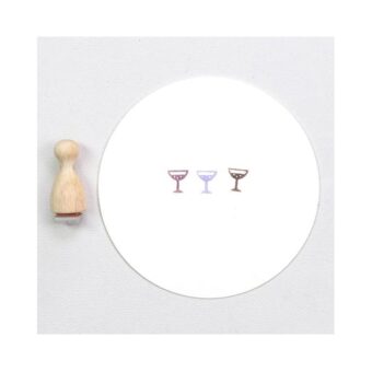 Perlenfischer Stempel Cocktailglas mini