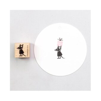 Perlenfischer Stempel Maus Ida