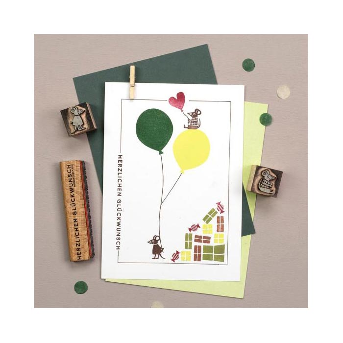 Perlenfischer Stempel Maus Lotti – Bild 2