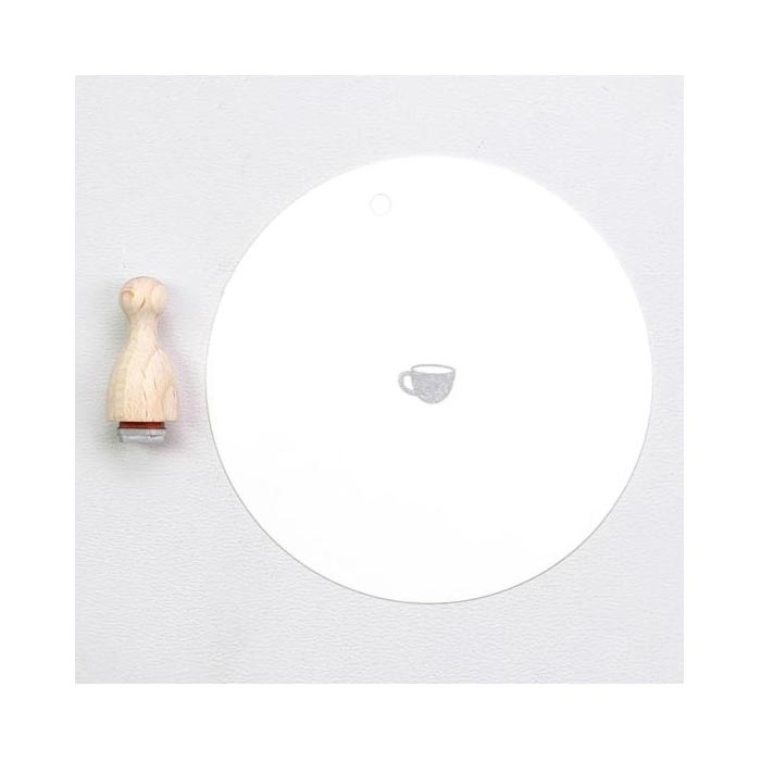 Perlenfischer Stempel Tasse mini