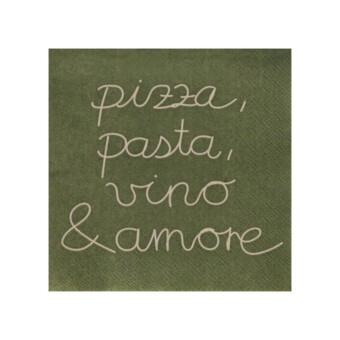 räder Serviette Pizza, Pasta, Vino & Amore