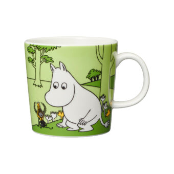 Arabia Tasse Moomin "Moomintroll", grasgrün